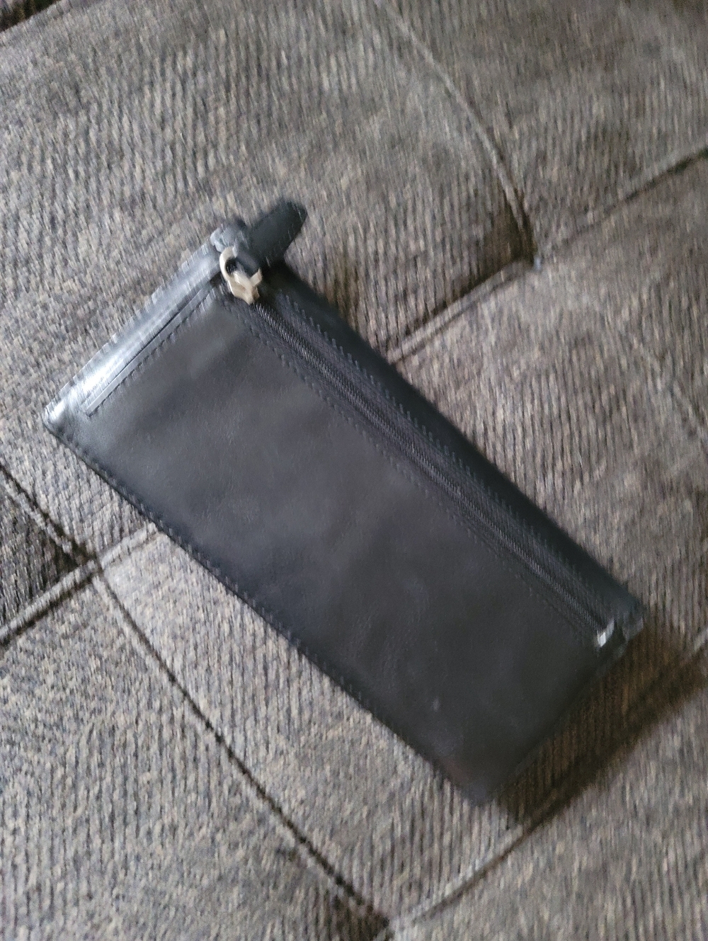 Coach Black Leather Slim Envelope Wallet - Picture 10 of 13